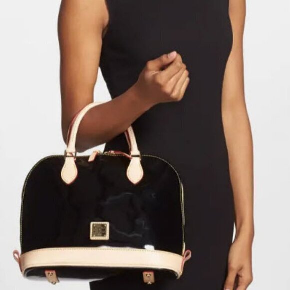 Dooney & Bourke Yellow Patent Leather Satchel - Picture 2 of 11